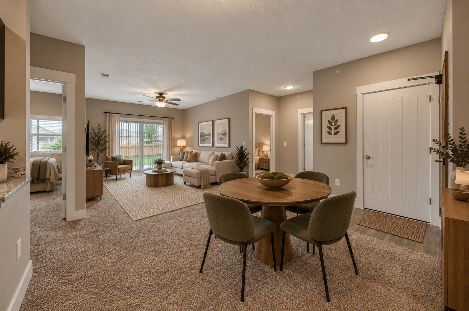 Dining and Living Area